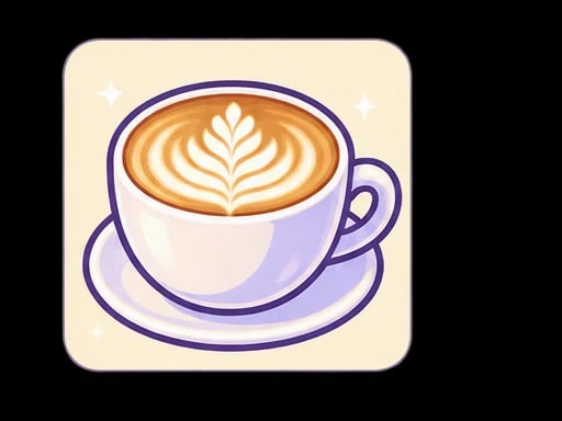 Illustration of flat white